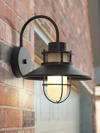 Felix Industrial Outdoor Wall Sconce | Waterproof Exterior Light Fixture