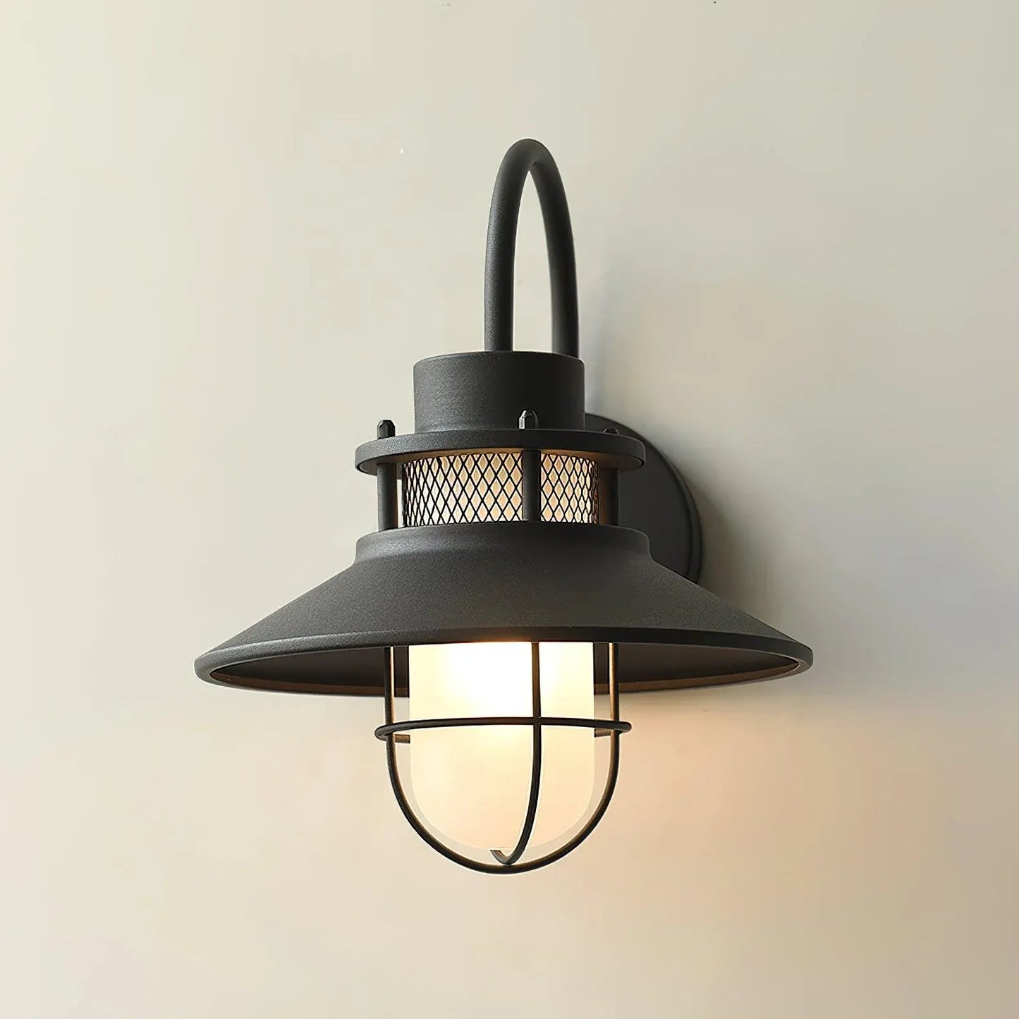 Felix Industrial Outdoor Wall Sconce | Waterproof Exterior Light Fixture