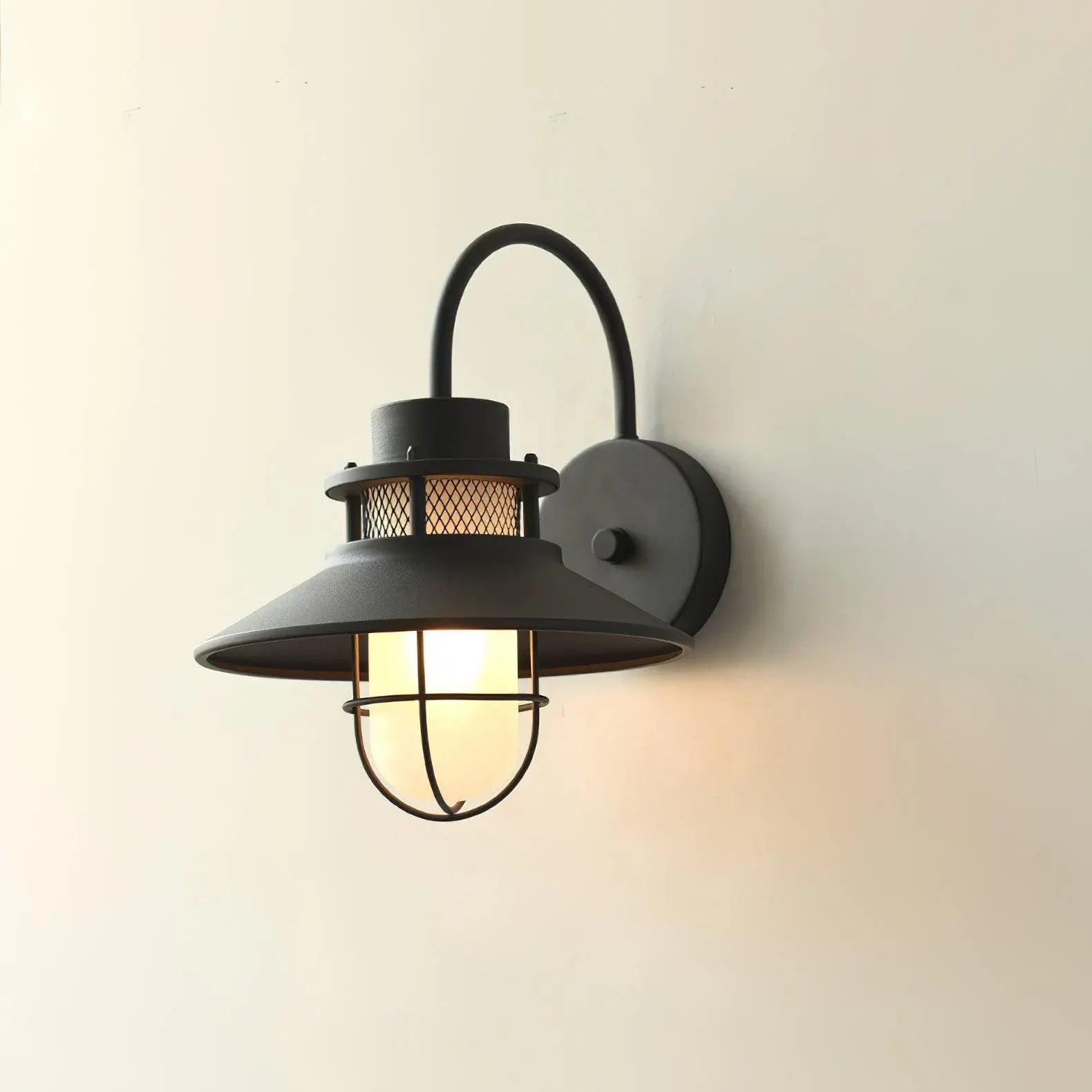 Felix Industrial Outdoor Wall Sconce | Waterproof Exterior Light Fixture