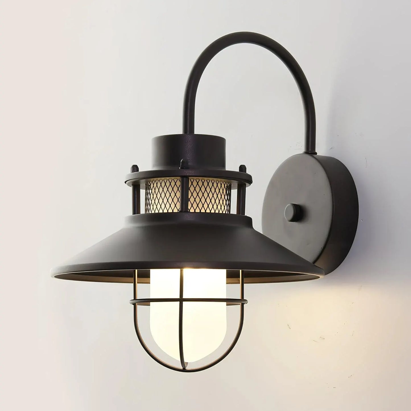 Felix Industrial Outdoor Wall Sconce | Waterproof Exterior Light Fixture