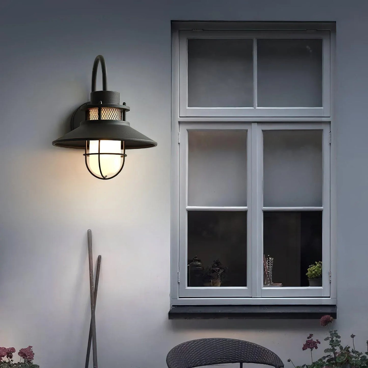 Felix Industrial Outdoor Wall Sconce | Waterproof Exterior Light Fixture