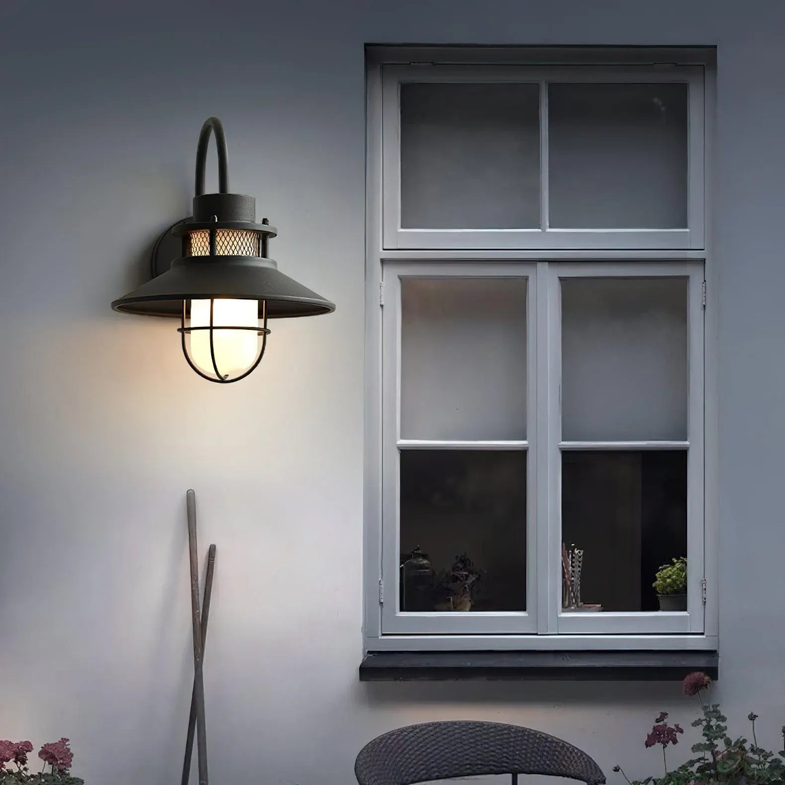 Felix Industrial Outdoor Wall Sconce | Waterproof Exterior Light Fixture