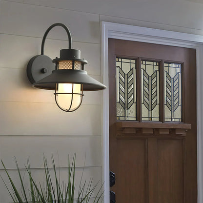 Felix Industrial Outdoor Wall Sconce | Waterproof Exterior Light Fixture