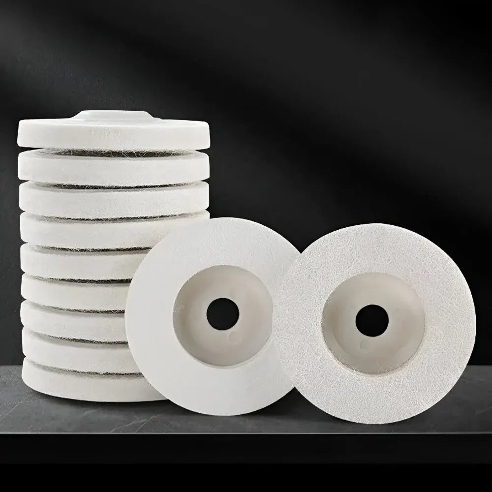 Felt Buffing Disc Set for Grinder Surface Polishing Pads