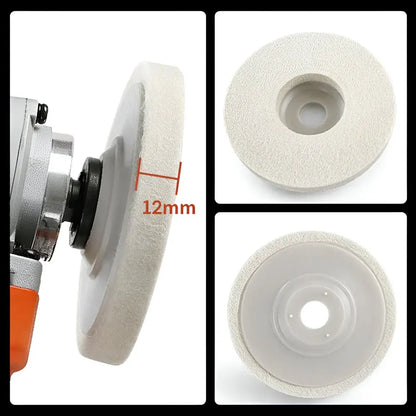 Felt Buffing Disc Set for Grinder Surface Polishing Pads