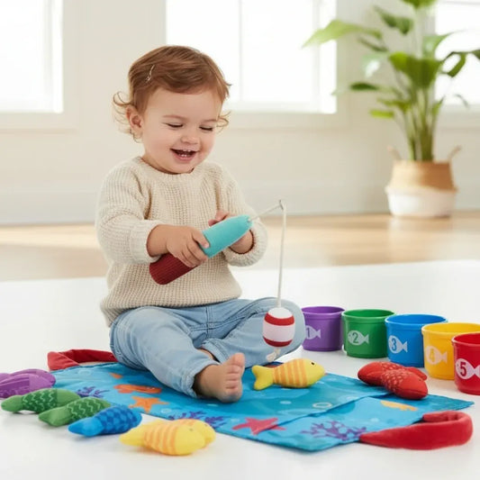 Fine Motor Skills Development Fishing Game for Kids
