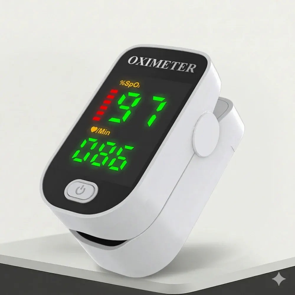 Fingertip Pulse Oximeter Non-Invasive Blood Oxygen Saturation Monitor