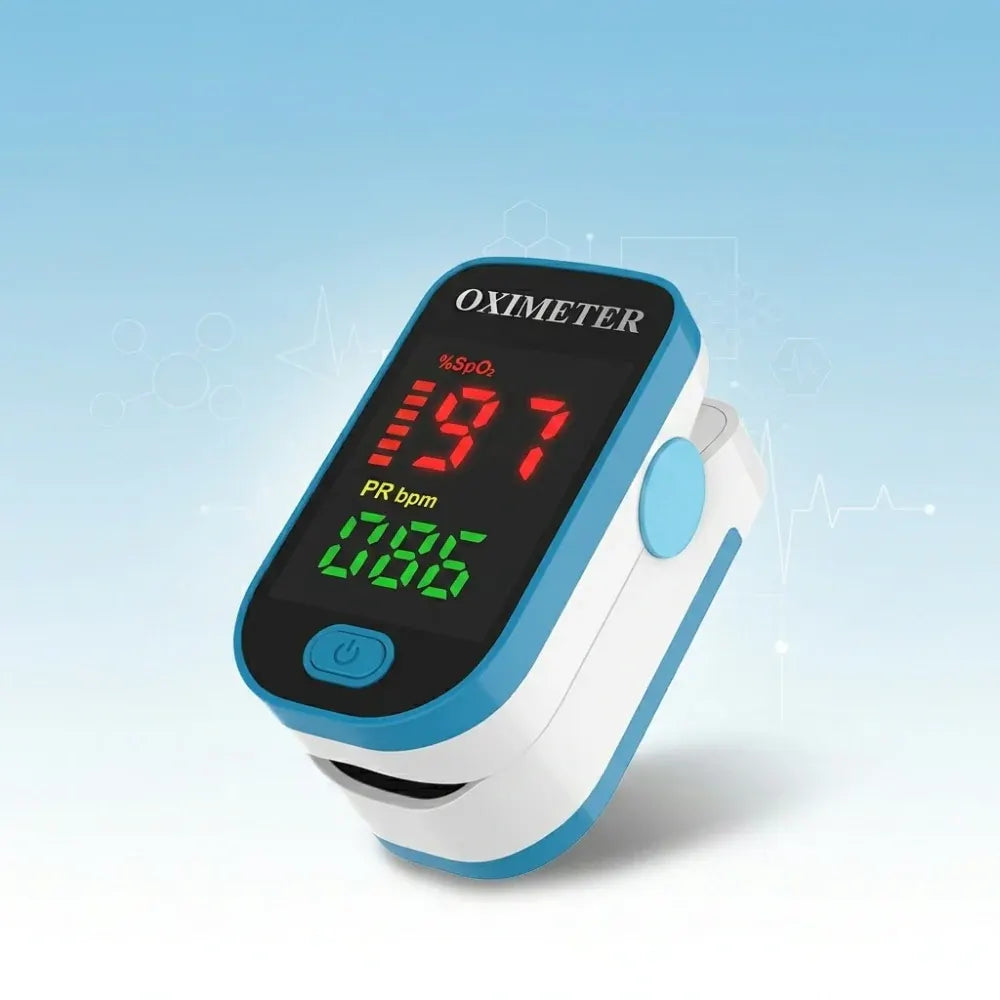 Fingertip Pulse Oximeter Non-Invasive Blood Oxygen Saturation Monitor