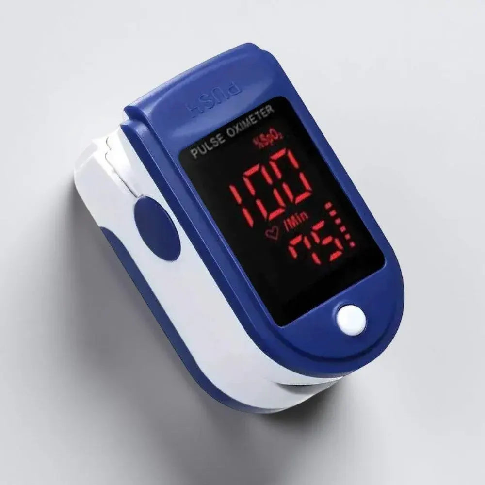 Fingertip SpO2 Monitor for Blood Oxygen Saturation and Pulse Rate Tracking