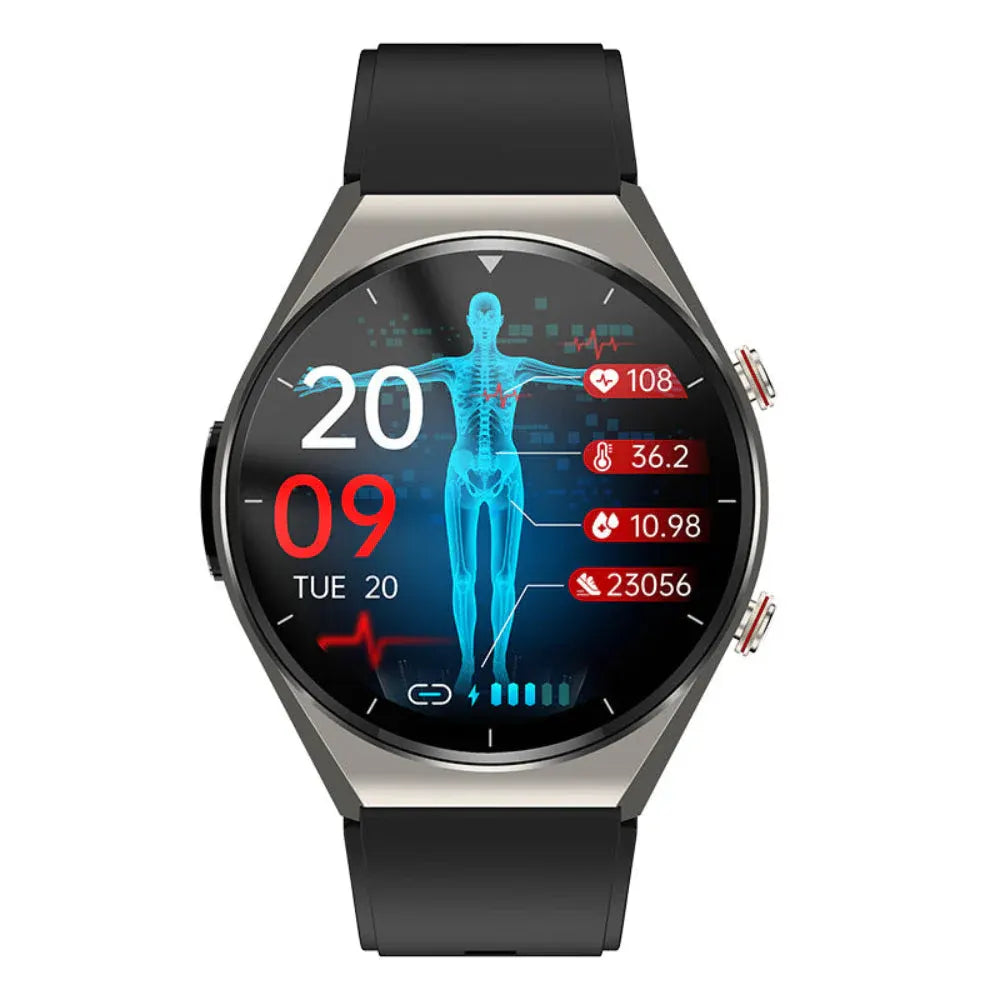 Fitness ECG Smartwatch with Health Tracking Design