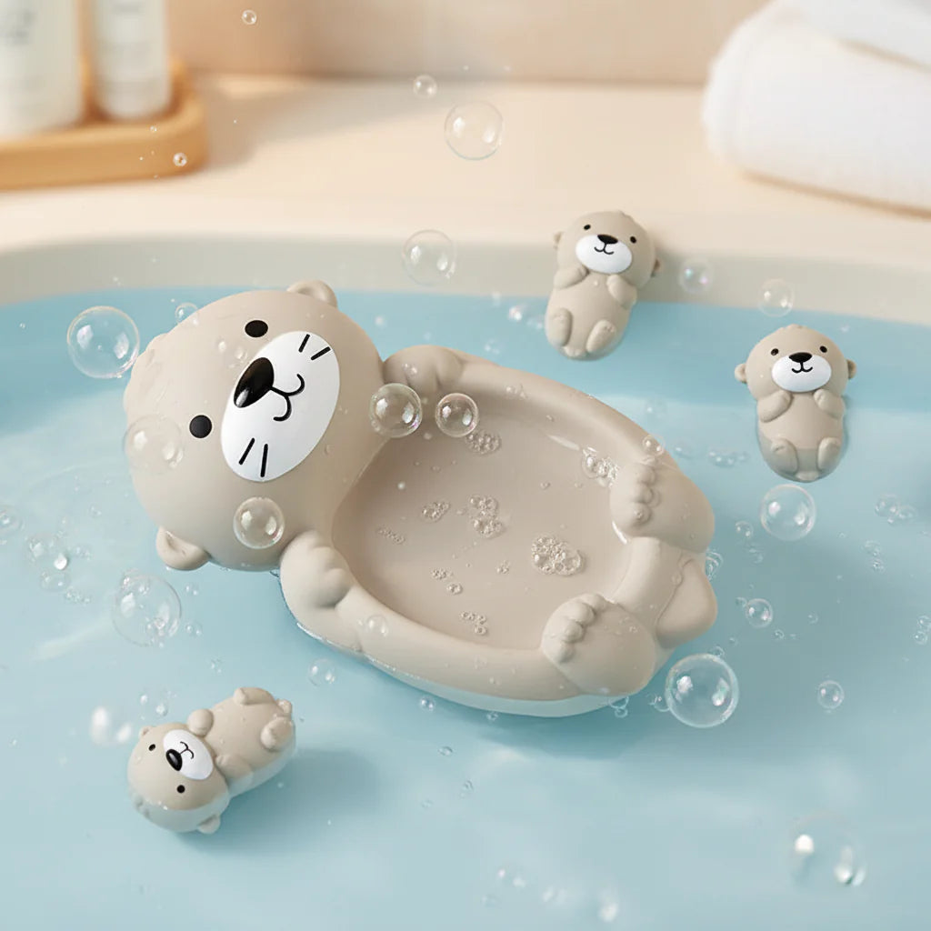 Floating Animal Bath Toy Set for Baby Playtime Fun