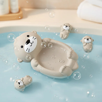 Floating Animal Bath Toy Set for Baby Playtime Fun