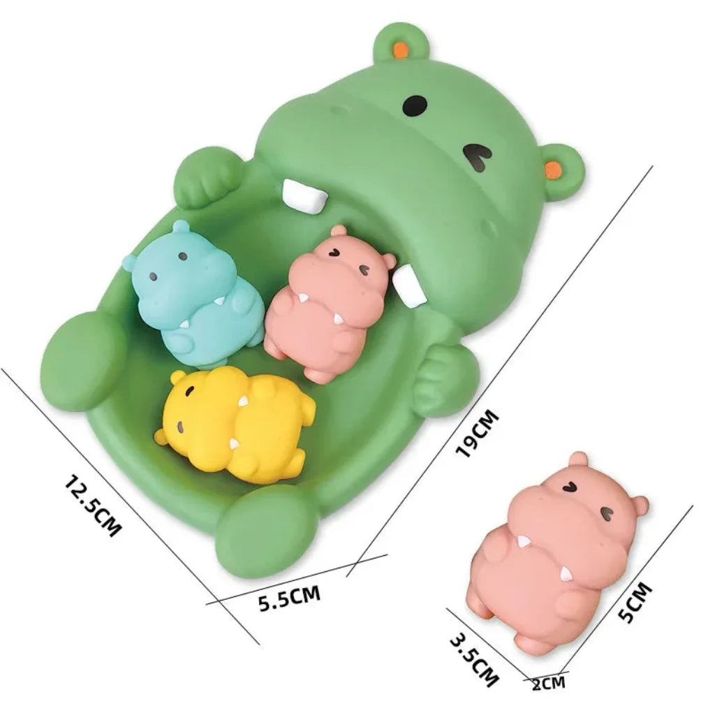 Floating Animal Bath Toy Set for Baby Playtime Fun