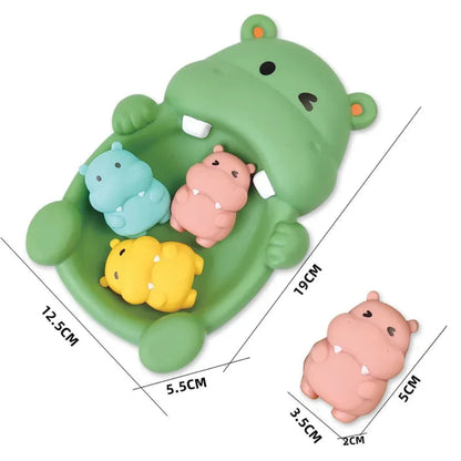 Floating Animal Bath Toy Set for Baby Playtime Fun