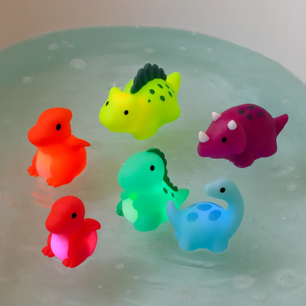 Floating Bath Squirt Toy Set with Rubber Ducks