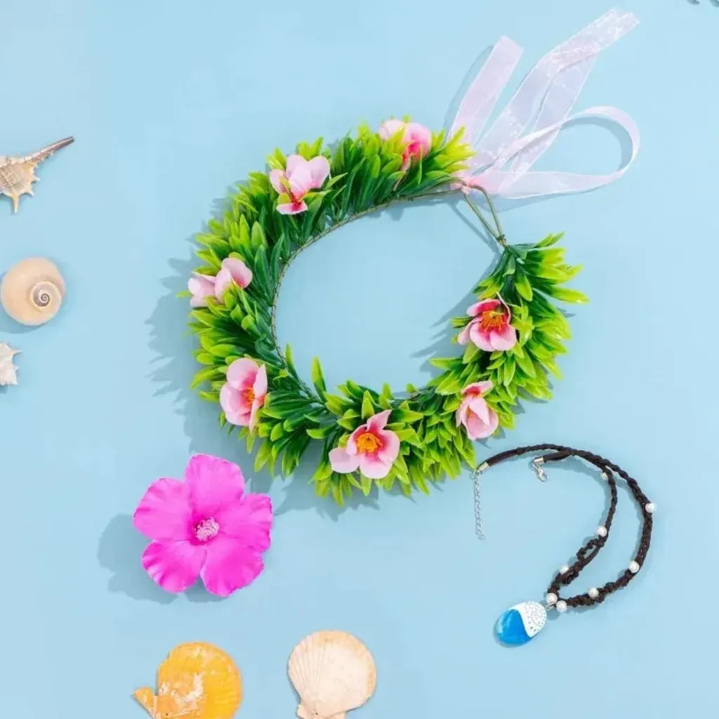 Floral Flower Crown Headband for Halloween Costumes