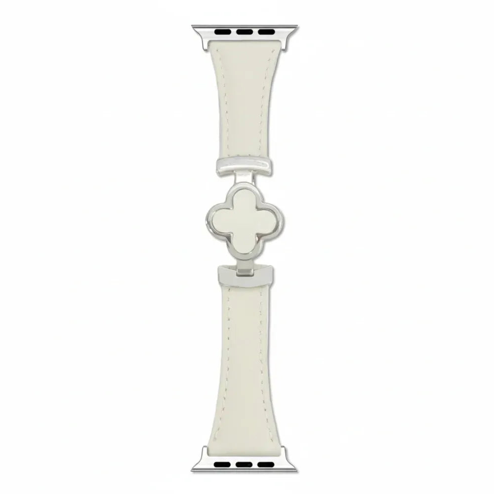 Floral Leather Adjustable Replacement Strap for Smartwatches