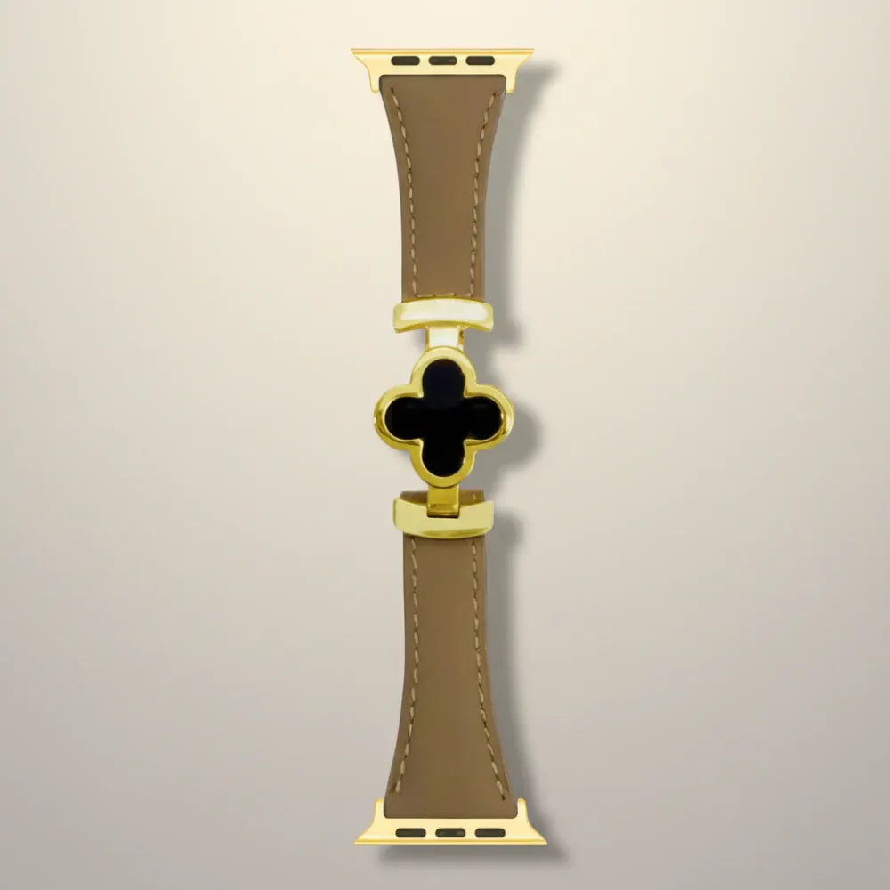 Floral Leather Adjustable Replacement Strap for Smartwatches