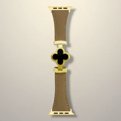 Floral Leather Adjustable Replacement Strap for Smartwatches