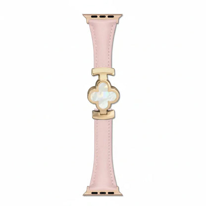 Floral Leather Adjustable Replacement Strap for Smartwatches