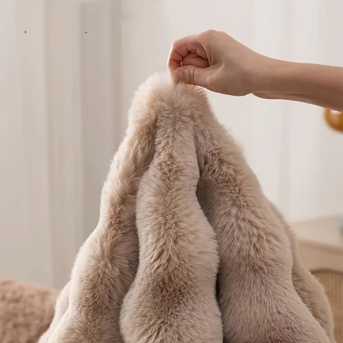 Fluffy Round Bubble Rug | Soft Cloud-Like Circular Carpet