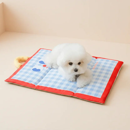 Foldable Breathable Cooling Mat for Dogs & Cats - Portable Pet Pad