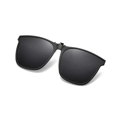 Foldable Clip-On Polarized Sunglasses with UV Protective Lens Trim