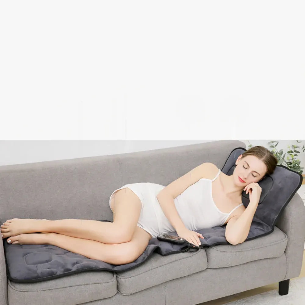 Foldable Full Body Heated Vibration Massage Pad for Relaxation
