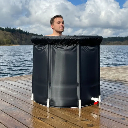 Foldable Insulated Ice Bath Tub for Portable Cold Therapy