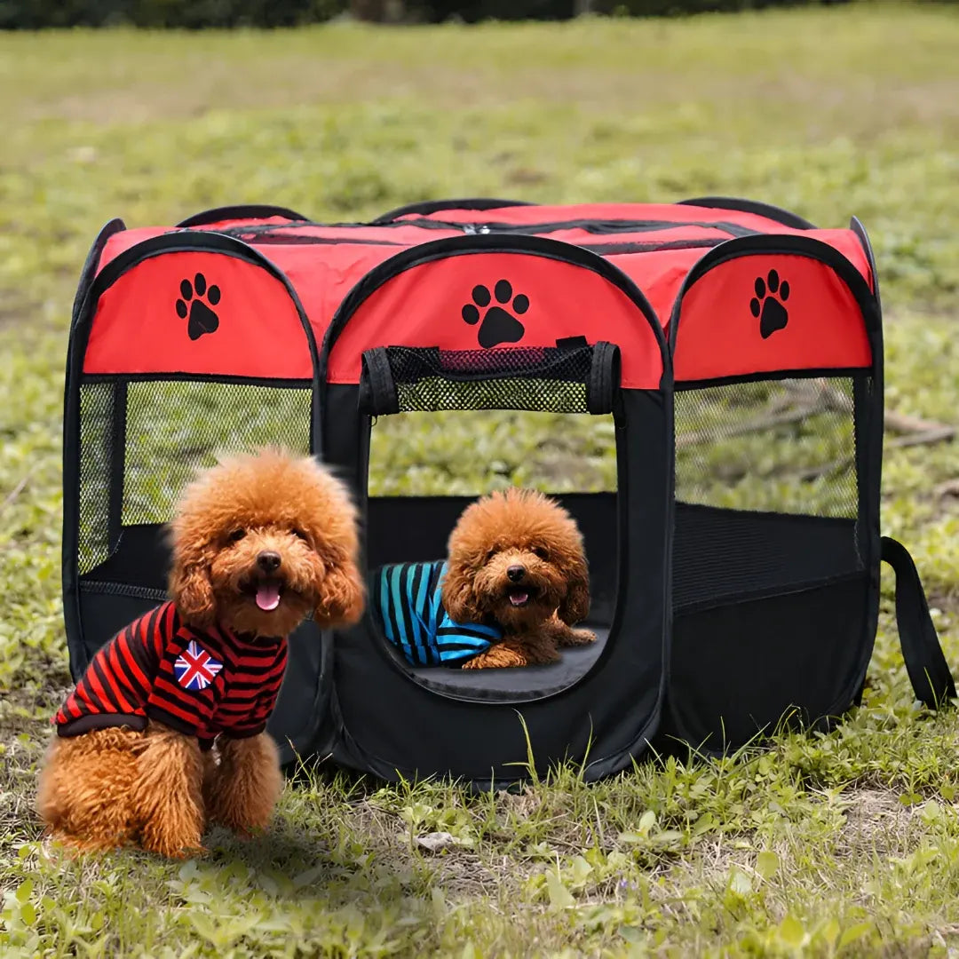Foldable Mesh Portable Pet Tent Playpen for Cats
