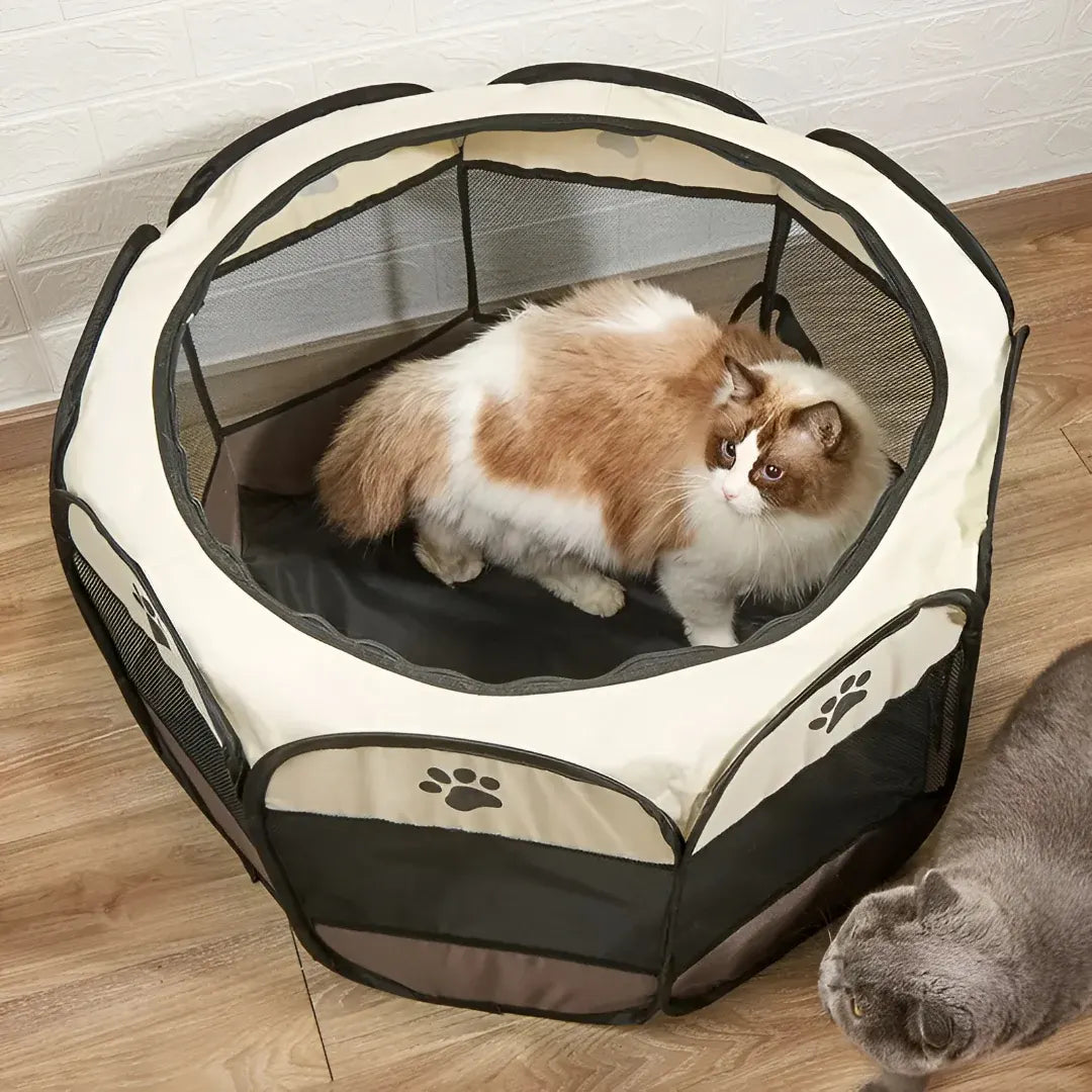 Foldable Mesh Portable Pet Tent Playpen for Cats