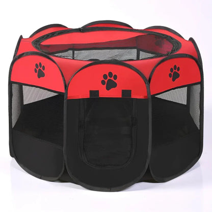 Foldable Mesh Portable Pet Tent Playpen for Cats
