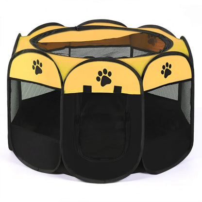 Foldable Mesh Portable Pet Tent Playpen for Cats