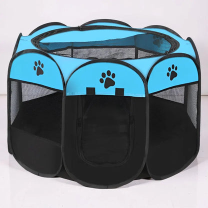 Foldable Mesh Portable Pet Tent Playpen for Cats