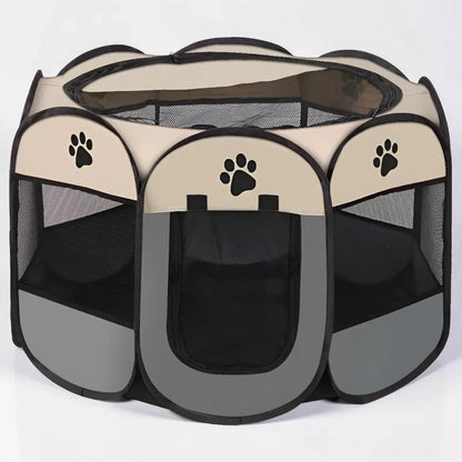 Foldable Mesh Portable Pet Tent Playpen for Cats