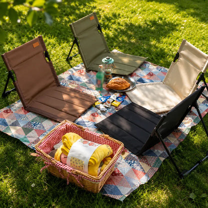 Foldable Reclining Beach Lounge Chair for Camping