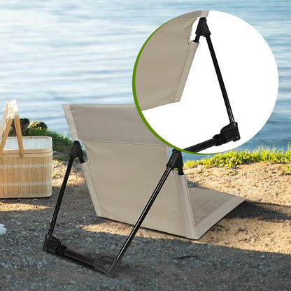 Foldable Reclining Beach Lounge Chair for Camping