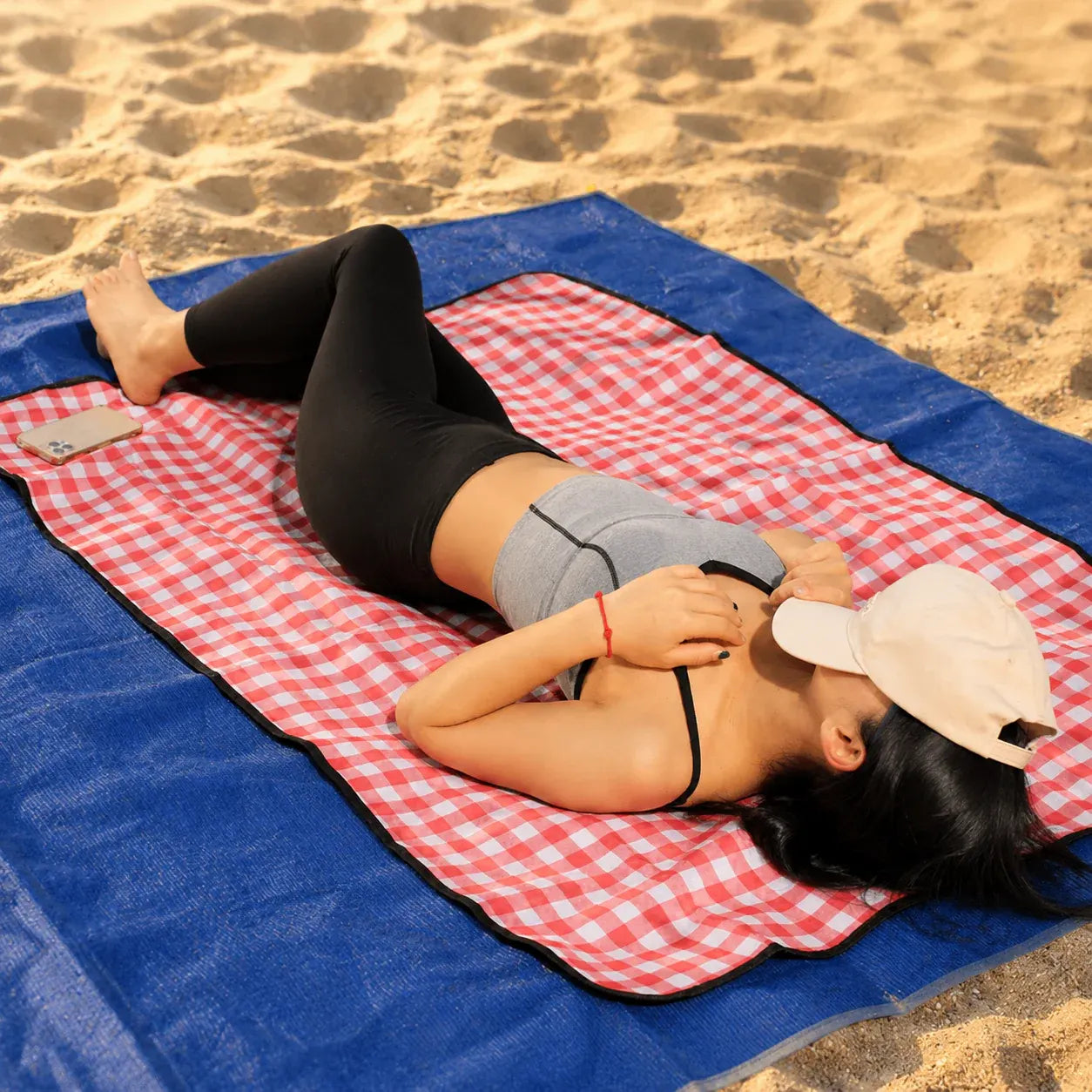 Foldable Sand-Resistant Travel Beach Picnic Blanket