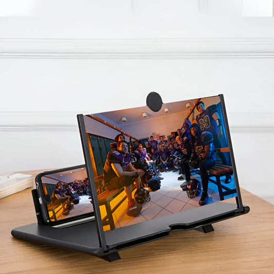 Foldable Screen Magnifier Phone Holder with HD Display Amplifier Stand