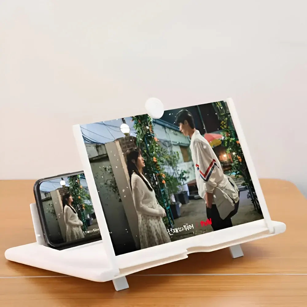 Foldable Screen Magnifier Phone Holder with HD Display Amplifier Stand