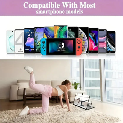 Foldable Screen Magnifier Phone Holder with HD Display Amplifier Stand
