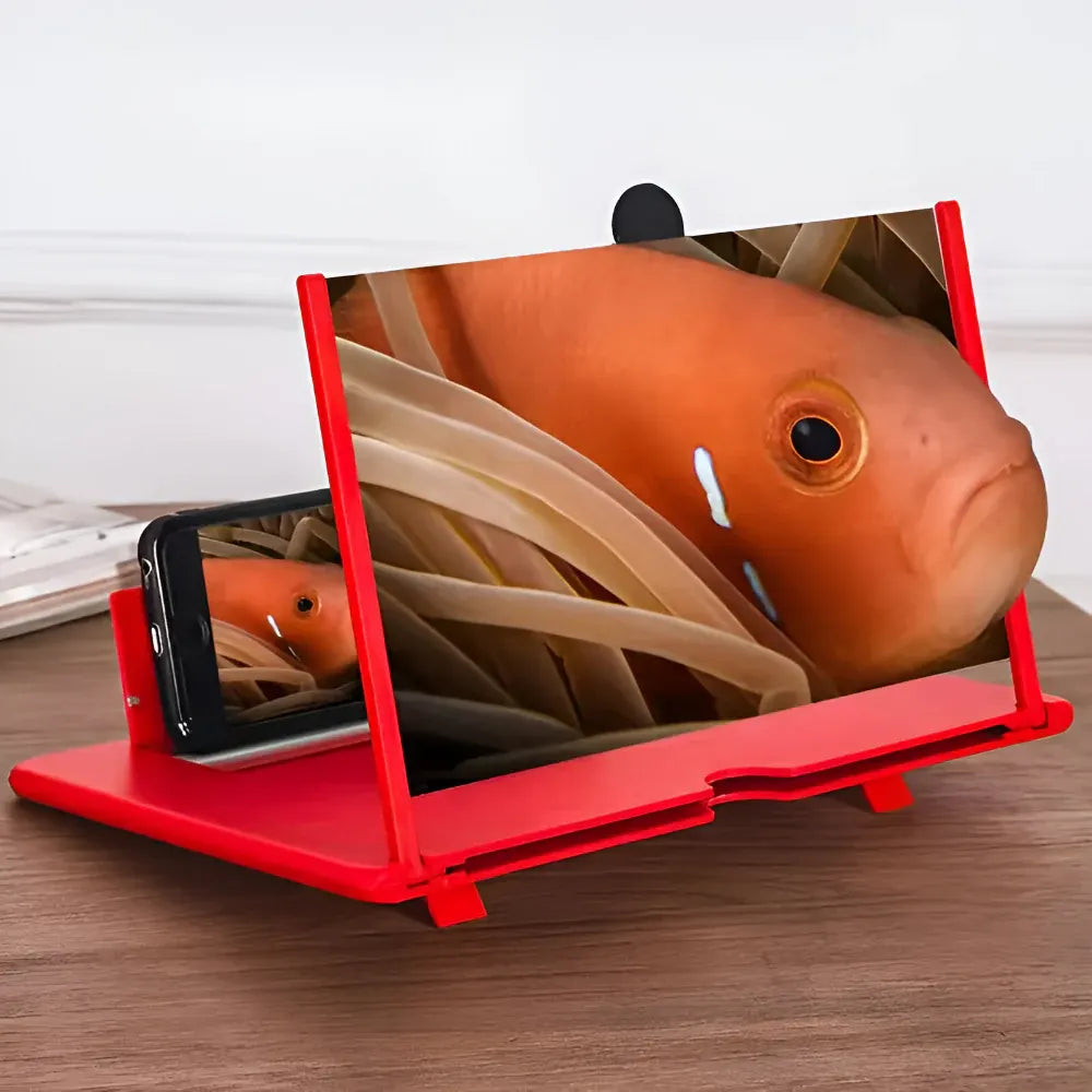 Foldable Screen Magnifier Phone Holder with HD Display Amplifier Stand