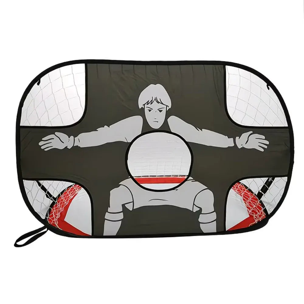 Foldable Soccer Training Net with Portable Target Goal for Practice