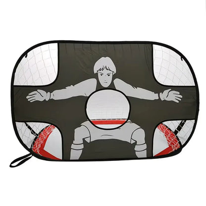 Foldable Soccer Training Net with Portable Target Goal for Practice