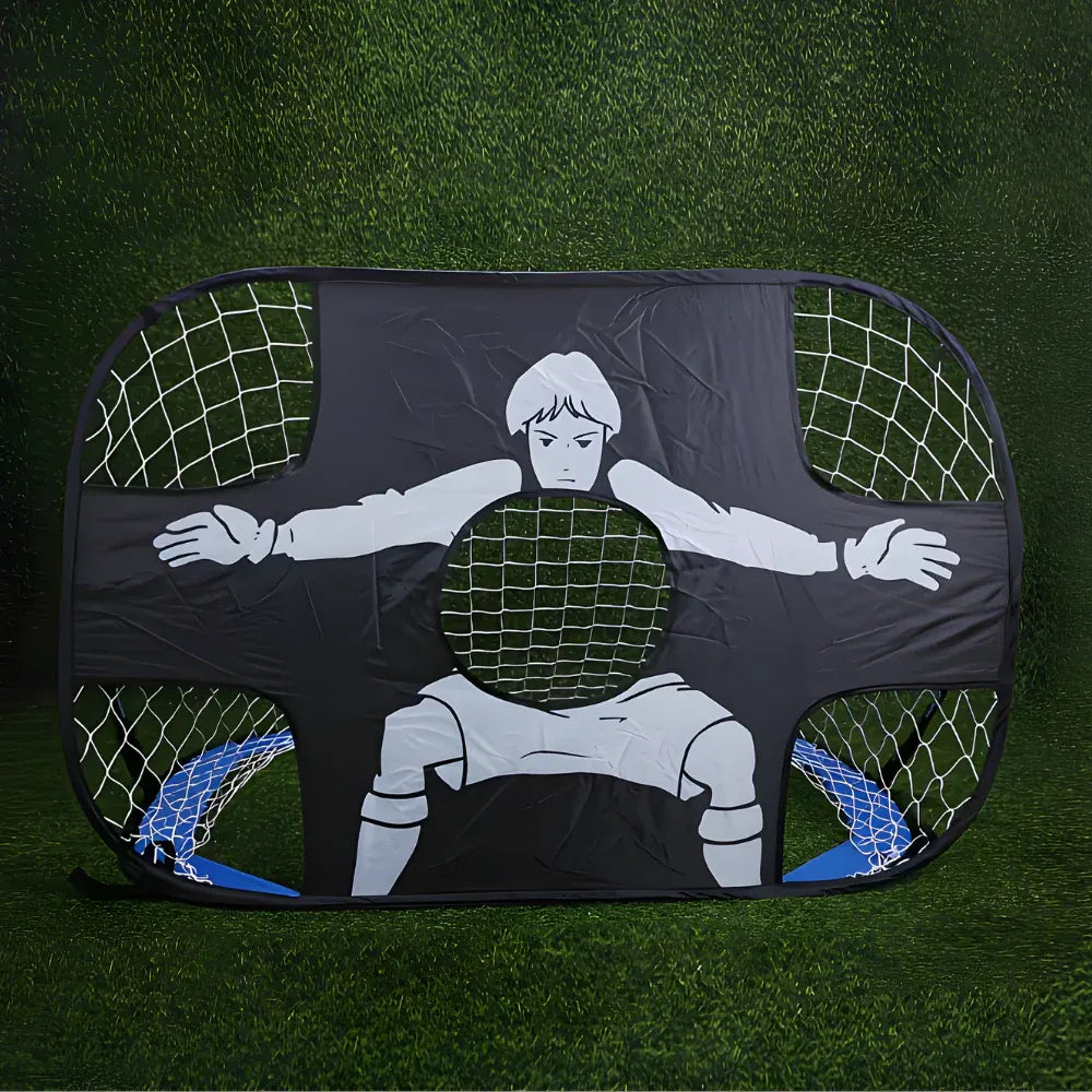 Foldable Soccer Training Net with Portable Target Goal for Practice