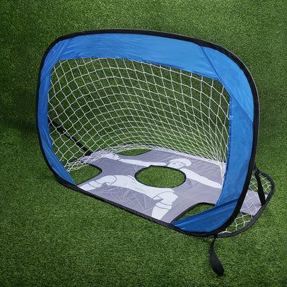 Foldable Soccer Training Net with Portable Target Goal for Practice