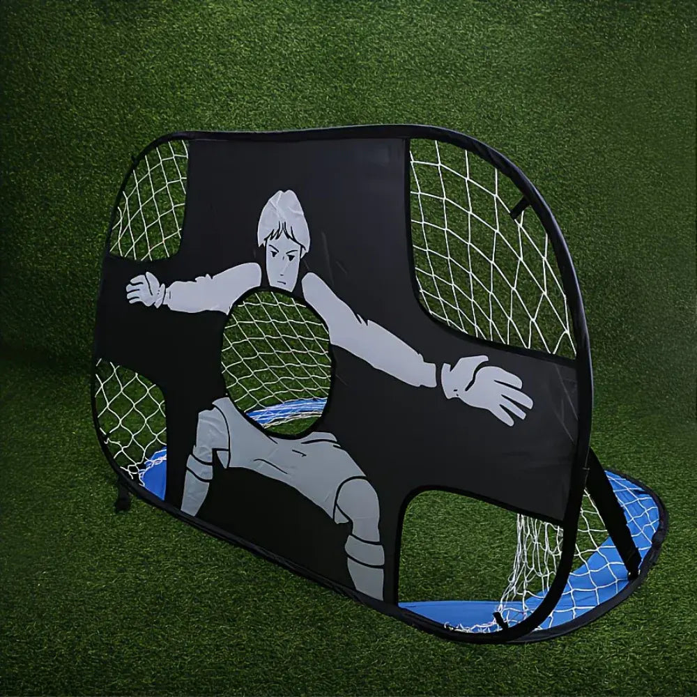 Foldable Soccer Training Net with Portable Target Goal for Practice