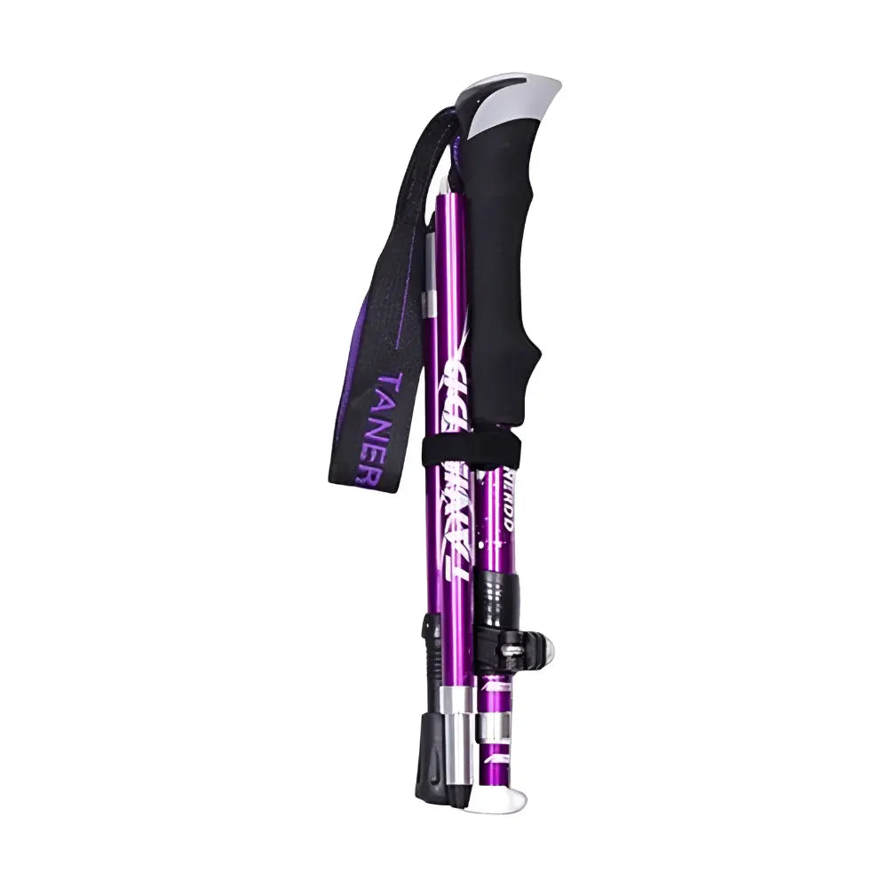Foldable Telescopic Trekking Pole Adjustable Hiking Support Stick