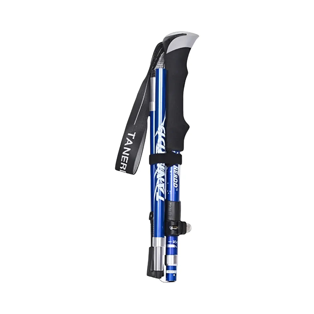 Foldable Telescopic Trekking Pole Adjustable Hiking Support Stick