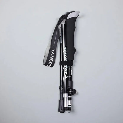 Foldable Telescopic Trekking Pole Adjustable Hiking Support Stick
